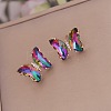 Fashionable Gradient Butterfly Earrings for Women YE8672-6-1