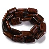 Natural Mahogany Obsidian Beads Strands G-T047-B26-01-3