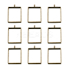 Alloy Open Back Bezel Big Pendants PALLOY-TA0021-02AB-1