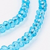 Transparent Glass Beads Strands GLAA-R135-2mm-08-3