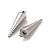 Non-Tarnish 201 Stainless Steel Pendants LS-STAS-F290-01P-2