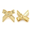Bowknot Brass Micro Pave Cubic Zirconia Stud Earrings for Women EJEW-P275-06G-2