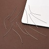 Tarnish Resistant 304 Stainless Steel Flat Head Pins STAS-R046-65mm-4