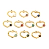 Natural Mixed Stone Pendants STAS-Z100-13G-1