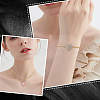 DIY Brass Curb Chains Bracelet Necklace Making Kit DIY-SP0001-11G-6