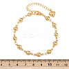 304 Stainless Steel Link Bracelets for Women BJEW-D359-03G-3