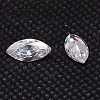 Cubic Zirconia Pointed Back Cabochons ZIRC-M003-6x3mm-007-2