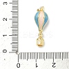 Brass Enamel Hot Air Balloon Pendants KK-H254-01G-02-3