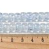 Transparent Spray Painting Crackle Glass Beads Strands GLAA-NH0001-05F-4