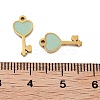 Ion Plating(IP) 316 Stainless Steel Enamel Charms STAS-U014-63G-02-3
