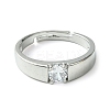 Bass Micro Pave Cubic Zirconia Ring RJEW-Z033-22A-2