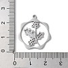 Non-Tarnish 304 Stainless Steel Pendants STAS-P338-01I-P-3