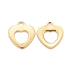 201 Stainless Steel Charms STAS-K217-50C-G-2