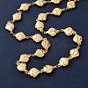 304 Stainless Steel Strawberry Link Chain Necklaces for Women NJEW-G178-15G-2