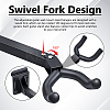 12Pcs Wall-mounted Iron Guitar Hangers ODIS-WA0001-07-3