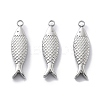 Anti-Tarnish 304 Stainless Steel Pendants STAS-R130-26P-1