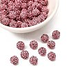 Polymer Clay Rhinestone Beads RB-H284-8MM-209-1