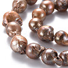Natural Baroque Pearl Keshi Pearl Beads Strands PEAR-S021-198A-02-3