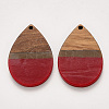 Resin & Walnut Wood Pendants RESI-S384-002A-A02-1