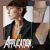 18Pcs 3 Colors 304 Stainless Steel Pendant STAS-DC0012-34-5