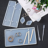 DIY Doorplate Silicone Mold Kits DIY-TA0008-32-14