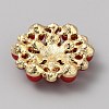 Alloy Rhinestone Cabochons ALRI-WH0008-39G-02-2
