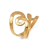 304 Stainless Steel Cuff Open Rings for Women LS-RJEW-H255-01G-02-4
