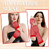 4Pairs 2 Styles Women Nylon Mesh Gloves AJEW-CY0001-08B-4