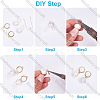 Brass Ball Head Pins KK-BBC0025-60A-6