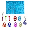 Rectangle Shape Keychain Molds Food Grade Silicone Molds SIMO-PW0001-360B-1