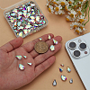 Glass Rhinestone Cabochons RGLA-FG0001-27-3