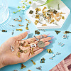 100Pcs 5Colors Tibetan Style Alloy Pendants FIND-TA0006-71-7