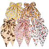 5Pcs 5 Colors Cloth Snap Hair Clips PHAR-SP0001-21-1
