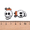 Halloween Theme Spray Painted Alloy Enamel Pendants ENAM-T020-09B-3