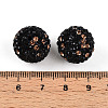 Polymer Clay Pave Rhinestone Beads RB-T018-01I-3