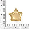 304 Stainless Steel Pendants STAS-B092-13G-3