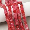 Natural Dragon Veins Agate Beads Strands G-G177-E09-05-5