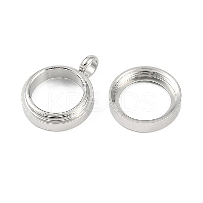 304 Stainless Stee Locket Pendants STAS-S132-16P-01-1