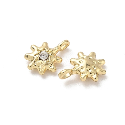 Alloy Rhinestone Pendants FIND-L024-05G-1