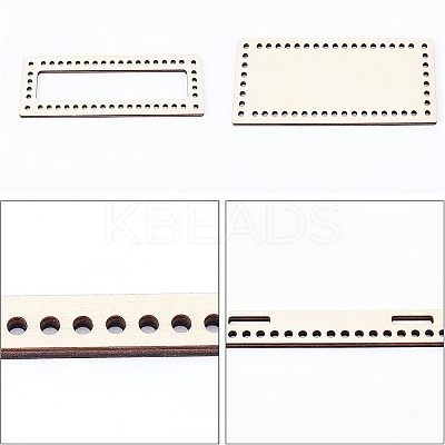 Poplar Wooden Basket Bottoms DIY-WH0184-19-1