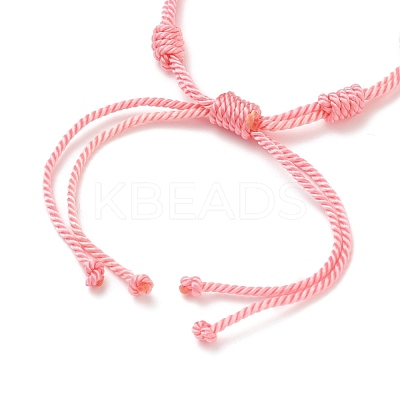 Adjustable Braided Nylon Cord Bracelet Making AJEW-JB00758-02-1