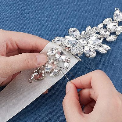 1Pc Brass Rhinestone Sewing Decorate DIY-FG0002-44-1