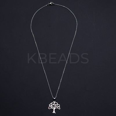 Non-Tarnish 201 Stainless Steel Pendants Necklaces LS-NJEW-S105-JN694-45-1-1