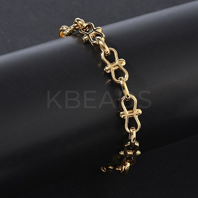 304 Stainless Steel 8 Link Chain Bracelets SA-CBA2696-09G-1