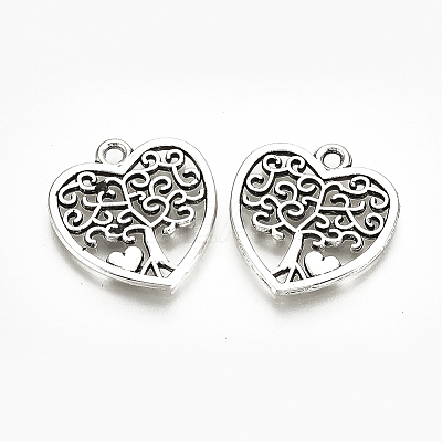 Tibetan Style Alloy Pendants TIBE-T007-41AS-LF-1