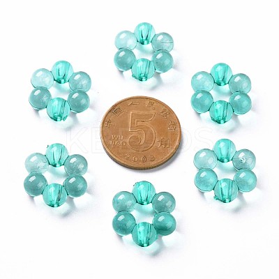 Transparent Acrylic Bead Frames TACR-S153-01A-68-1