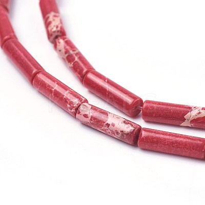 Natural Imperial Jasper Beads Strands G-E508-04-1