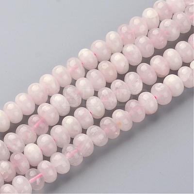 Natural Rose Quartz Bead Strands G-S214-38-1