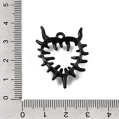 Spray Painted Alloy Pendants AL-CBA5334-05EB-1