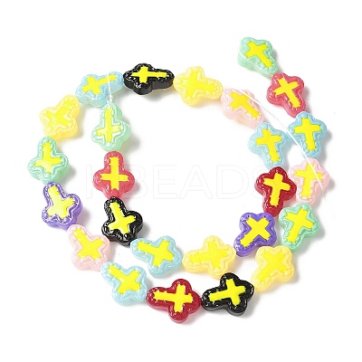 Baking Paint Glass Enamel Beads BLOW-D300-06L-1